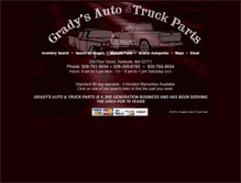 Tablet Screenshot of gradysautoparts.com